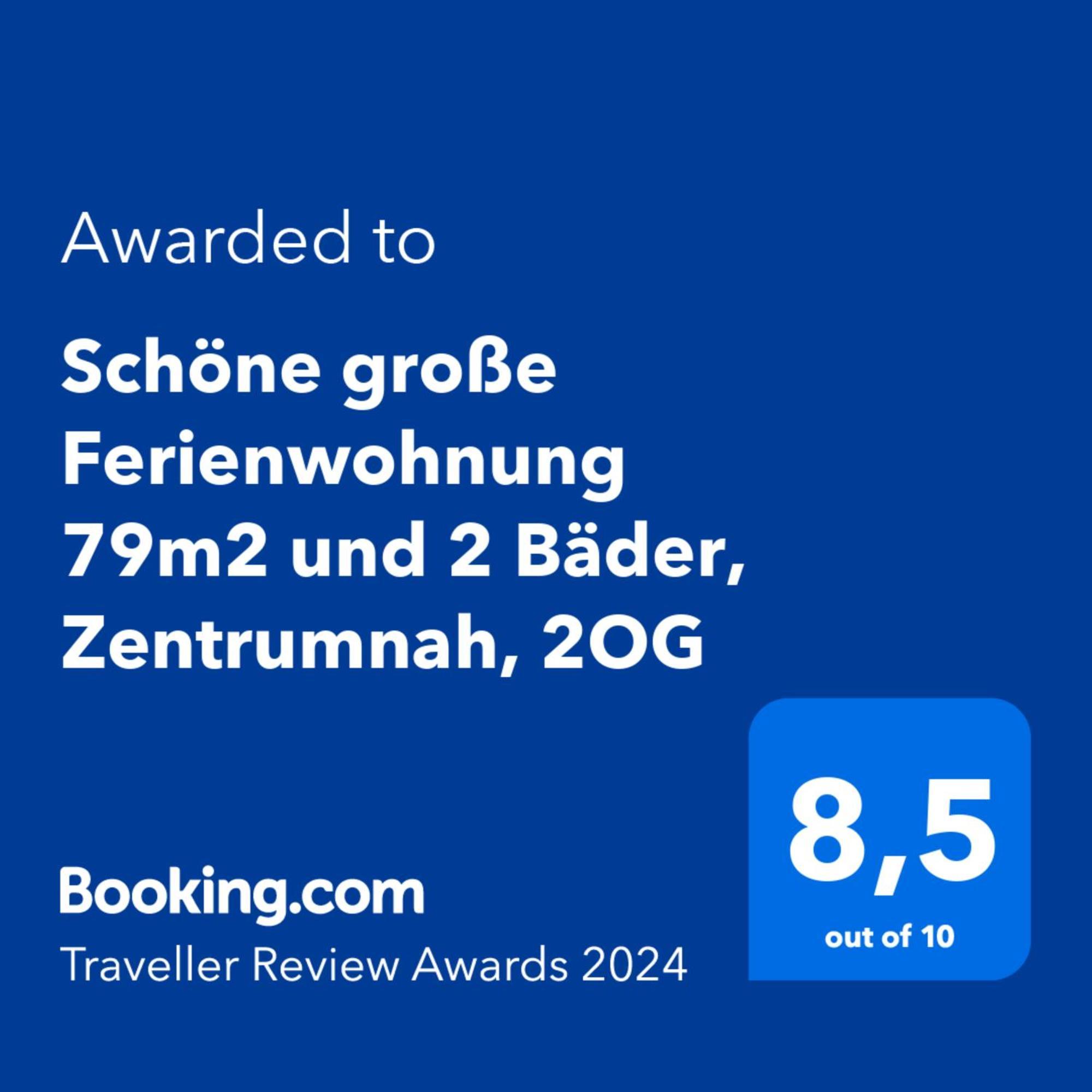Schoene Grosse Ferienwohnung 79M2 Und 2 Baeder, Zentrumnah, 2Og Erfurt Bagian luar foto